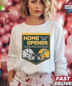 Indianapolis Colts Vs Green Bay Packers Home Opener Lambeau Field Sept 15th 2024 Shirt 2 Indianapolis Colts Vs Green Bay Packers Home Opener Lambeau Field Sept 15th 2024 Shirt