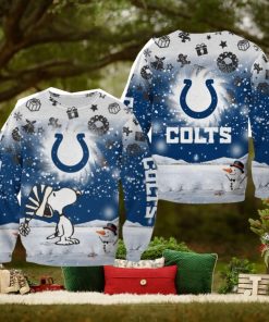 Indianapolis Colts Xmas Snoopy Ugly Sweater For Fans New Gift Holidays Christmas