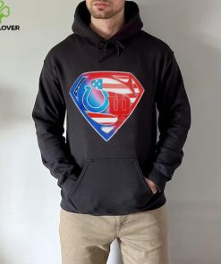 Indianapolis Colts and Indiana Hoosiers Superman Sports Logo shirt