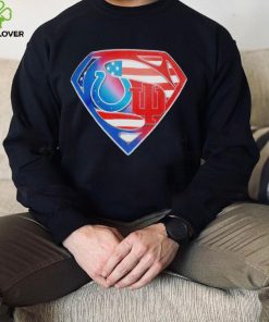 Indianapolis Colts and Indiana Hoosiers Superman Sports Logo shirt