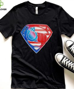Indianapolis Colts and Indiana Hoosiers Superman Sports Logo shirt