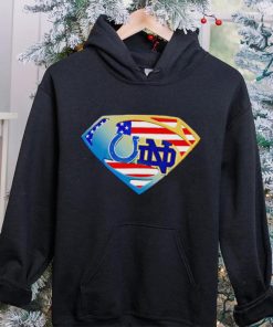 Indianapolis Colts and Notre Dame Fighting Irish Superman sports shirt