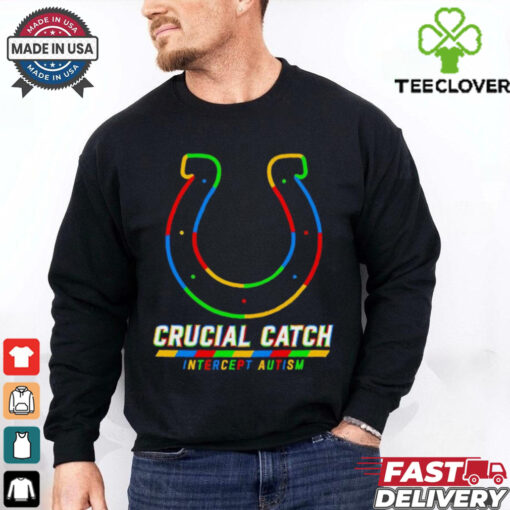 Indianapolis Colts crucial catch intercept autism shirt