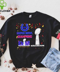 Indianapolis Colts football Super Bowl Champions Las Vegas 2024 logo shirt