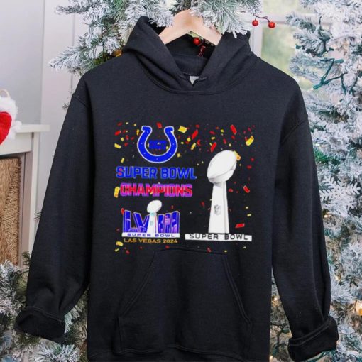 Indianapolis Colts football Super Bowl Champions Las Vegas 2024 logo hoodie, sweater, longsleeve, shirt v-neck, t-shirt