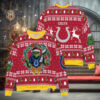 Miami Marlins x Grinch Dr. Seuss How the Grinch Stole Christmas MLB with World Series Trophy Ugly Christmas Sweater Red