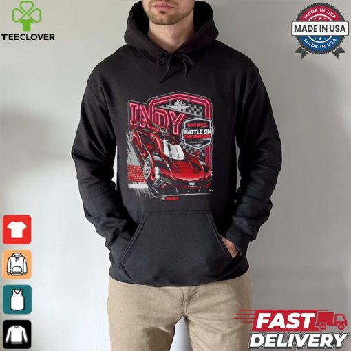 Indy 2024 Battle on the Bricks Ghost Car T Shirt