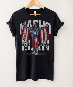 Infant 500 Level Black Macho Man Randy Savage Stars & Stripes Shirt