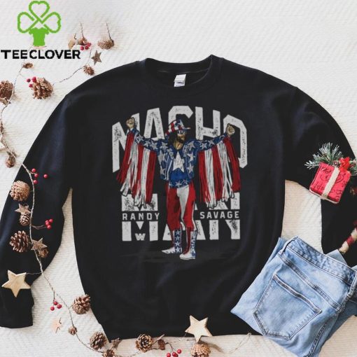 Infant 500 Level Black Macho Man Randy Savage Stars & Stripes Shirt