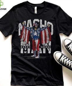 Infant 500 Level Black Macho Man Randy Savage Stars & Stripes Shirt