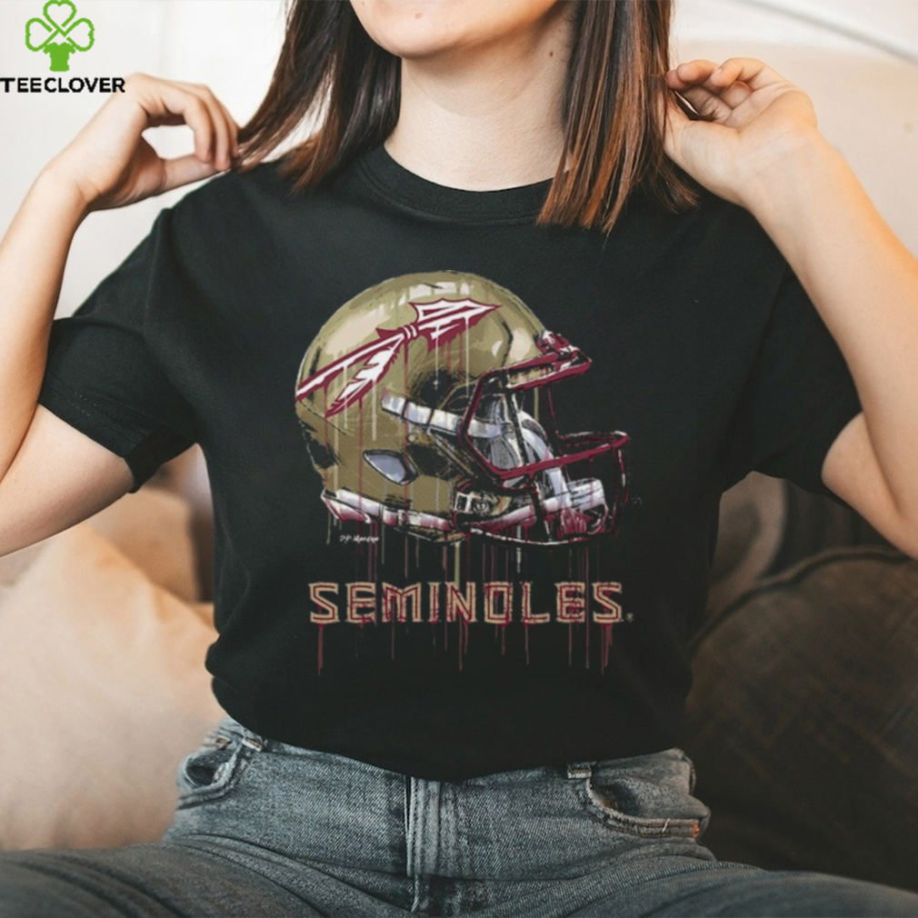 Infant Florida State Seminoles Dripping Helmet T Shirt Infant Florida State Seminoles Dripping Helmet T Shirt