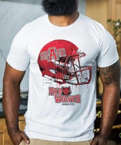 Infant White Arkansas State Red Wolves Dripping Helmet T Shirt