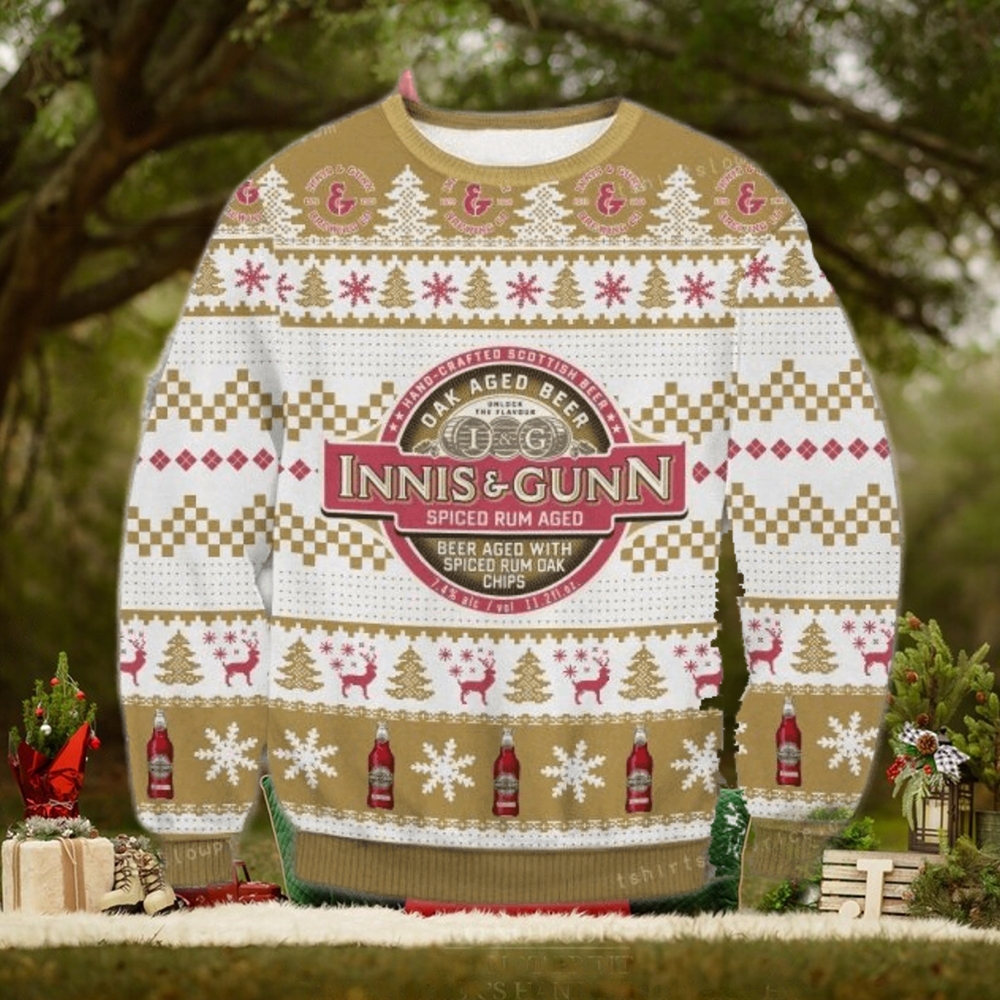 Innis Gunn Rum Cask Oak Aged Beer Chritsmas Ugly Sweater For Woman Innis Gunn Rum Cask Oak Aged Beer Chritsmas Ugly Sweater For Woman