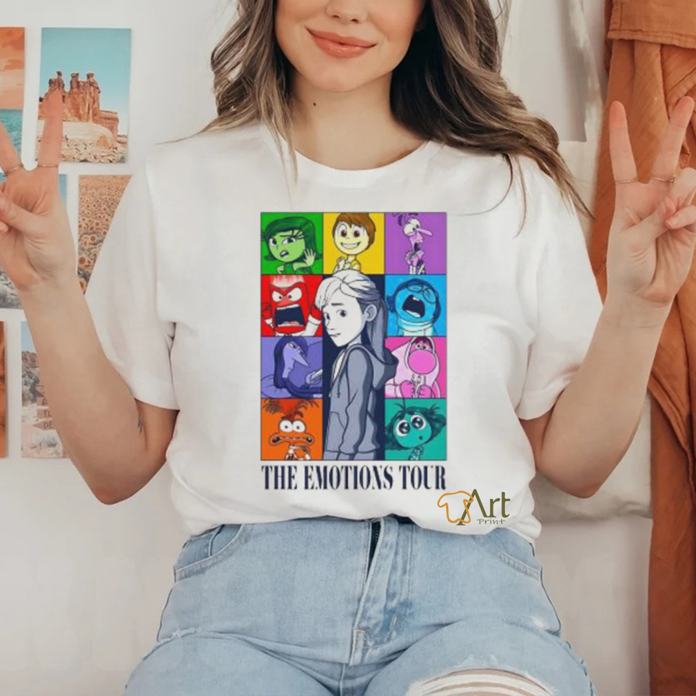 Inside Out The Eras Tour The Emotions Tour cartoon shirt Inside Out The Eras Tour The Emotions Tour cartoon shirt