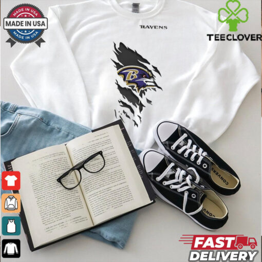 Inside me Baltimore Ravens scratches 2024 shirt
