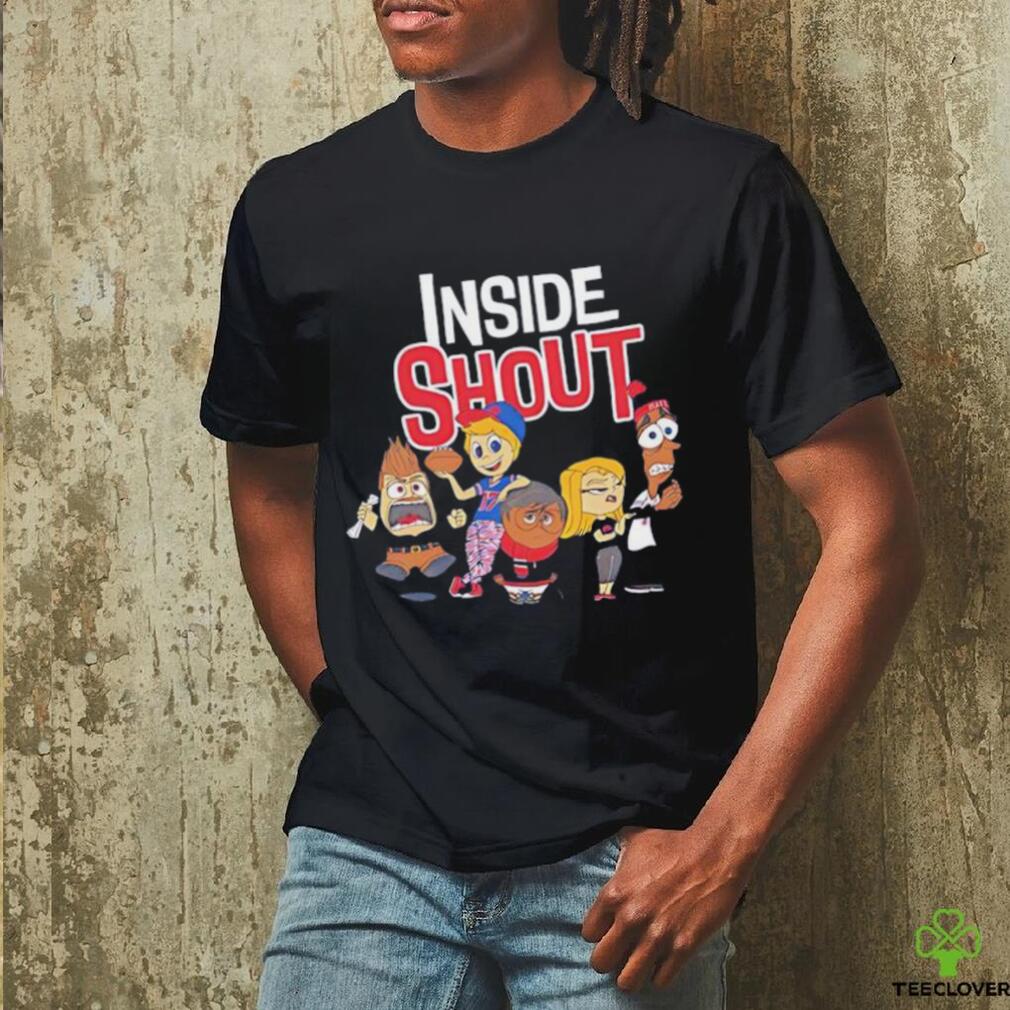Inside shout Buffalo Bills cartoon shirt Inside shout Buffalo Bills cartoon shirt