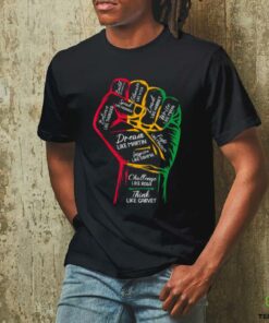Inspiring Black Leaders Power Fist Hand Black History Month T Shirt