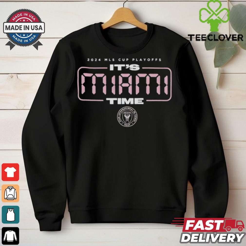 Inter Miami CF It’s Miami Time 2024 MLS Cup Playoffs shirt Inter Miami CF It’s Miami Time 2024 MLS Cup Playoffs shirt