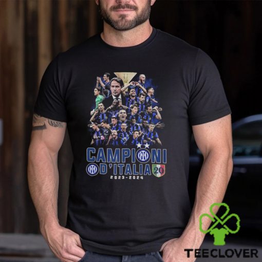 Inter Milan Campioni Ditalia 2023 2024 T Shirt