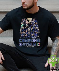 Inter Milan Campioni Ditalia 2023 2024 T Shirt