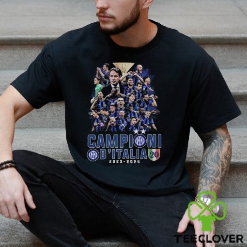 Inter Milan Campioni Ditalia 2023 2024 T Shirt