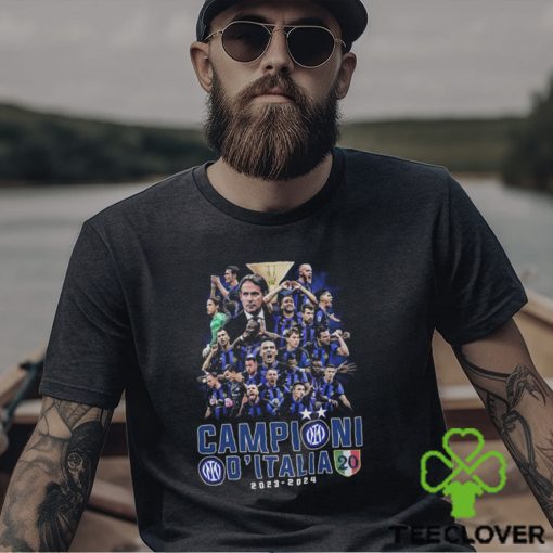 Inter Milan Campioni Ditalia 2023 2024 T Shirt