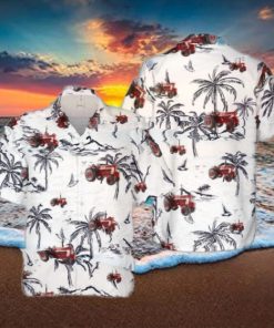 International Farmall 1066 Turbo Wide Front Tractor Hawaiian Shirt