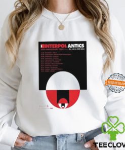 Interpol Antics 20th Anniversary Tour At EU UK And IRE On 2024 Unisex T Shirt