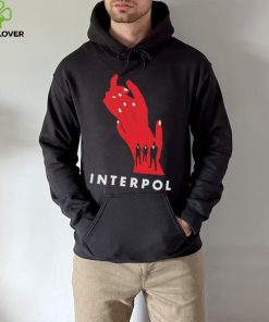 Interpol band hands red classic shirt