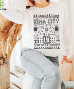 Iowa City Lit For The Holidays Ugly Sweatshirt