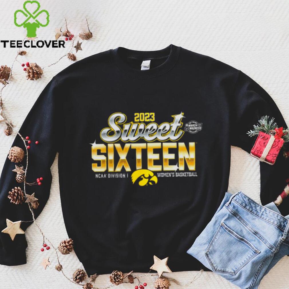 Iowa Hawkeyes 2023 NCAA Division I Womens Basketball Tournament March Madness Sweet 16 Shirt Iowa Hawkeyes 2023 NCAA Division I Womens Basketball Tournament March Madness Sweet 16 Shirt