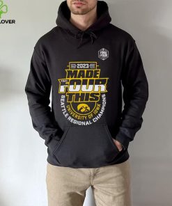 Iowa Hawkeyes 2023 made four this Seattle Regional Champions shirt