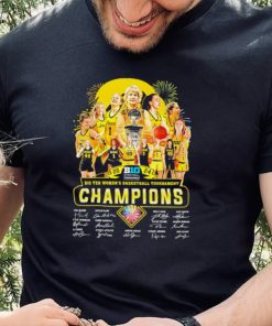 Iowa Hawkeyes 2024 Big Ten women’s basketball Tournament Champions player signatures firework logo shirt 2 Iowa Hawkeyes 2024 Big Ten women’s basketball Tournament Champions player signatures firework logo shirt