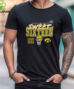 Iowa Hawkeyes 2024 NCAA Women's Basketball Tournament March Madness Sweet 16 Fast Break Tee Shirt