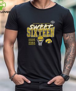 Iowa Hawkeyes 2024 Ncaa Women's Basketball Tournament March Madness Sweet 16 Fast Break Shirt