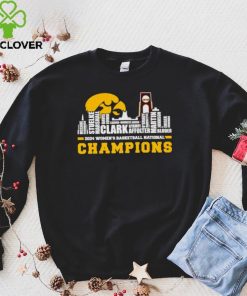 Iowa Hawkeyes 2024 Women’s basketball National Champions team skyline names shirt 3 Iowa Hawkeyes 2024 Women’s basketball National Champions team skyline names shirt