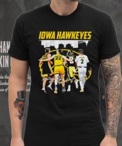 Iowa Hawkeyes Ben Krikke Caitlin Clark Cade McNamara Gable Mitchell signatures shirt