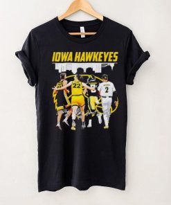 Iowa Hawkeyes Ben Krikke Caitlin Clark Cade McNamara Gable Mitchell signatures shirt