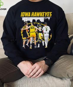 Iowa Hawkeyes Ben Krikke Caitlin Clark Cade McNamara Gable Mitchell signatures hoodie, sweater, longsleeve, shirt v-neck, t-shirt