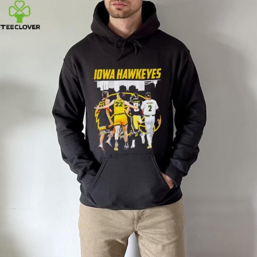 Iowa Hawkeyes Ben Krikke Caitlin Clark Cade McNamara Gable Mitchell signatures hoodie, sweater, longsleeve, shirt v-neck, t-shirt