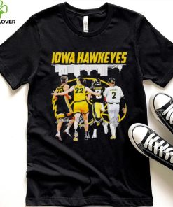 Iowa Hawkeyes Ben Krikke Caitlin Clark Cade McNamara Gable Mitchell signatures shirt