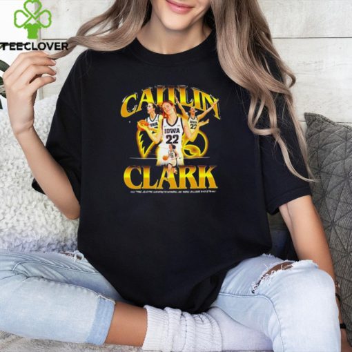 Iowa Hawkeyes Caitlin Clark All Time Leading Scoring In Womens And Mens College Basketball Shirts