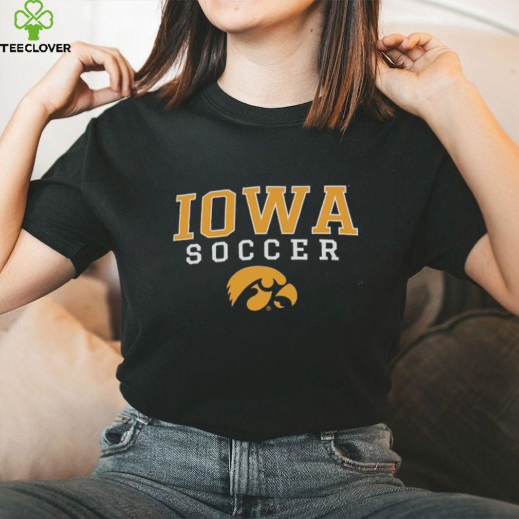 Iowa Hawkeyes Champion Soccer Stack Logo Powerblend Shirt Iowa Hawkeyes Champion Soccer Stack Logo Powerblend Shirt