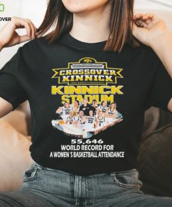 Iowa Hawkeyes Crossover At Kinnick Stadium 55,646 World Record For A Women’s Basketball Attendance Shirt