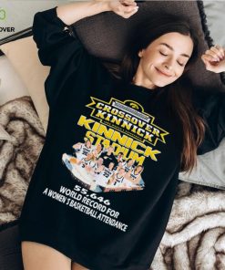 Iowa Hawkeyes Crossover At Kinnick Stadium 55,646 World Record For A Women’s Basketball Attendance Shirt