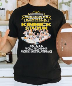 Iowa Hawkeyes Crossover At Kinnick Stadium 55,646 World Record For A Women’s Basketball Attendance Shirt