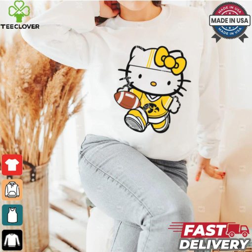 Iowa Hawkeyes Cute Hello Kitty Football shirt