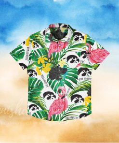 Iowa Hawkeyes Flamingo Hawaiian Shirt