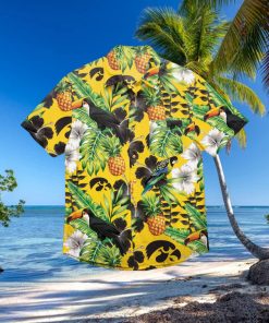 Iowa Hawkeyes Floral Hawaiian Shirt