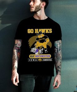 Iowa Hawkeyes Go Hawks Beat Northwestern Football Shirt